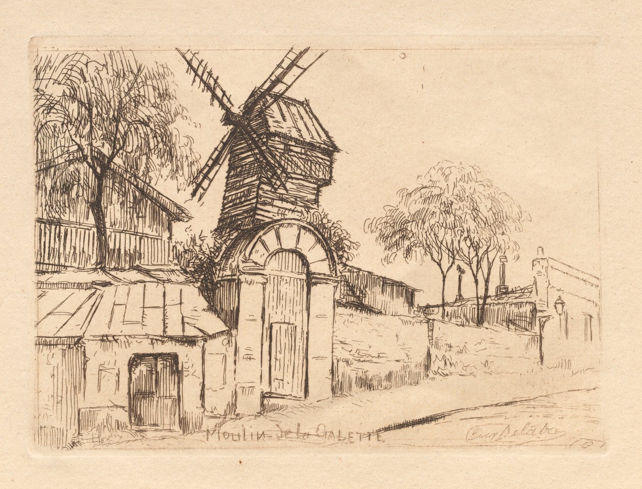 Moulin de la Galette de Eugène Delâtre