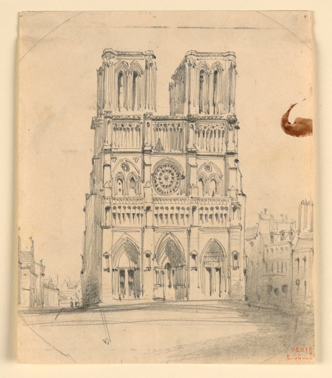 Notre Dame em Paris de Eugène Edouard Soulès