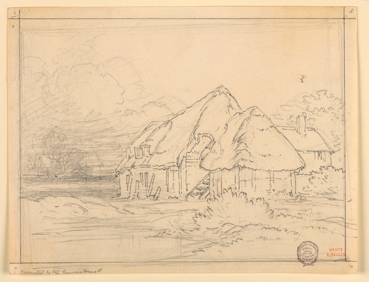 casas de camponês de Eugène Edouard Soulès