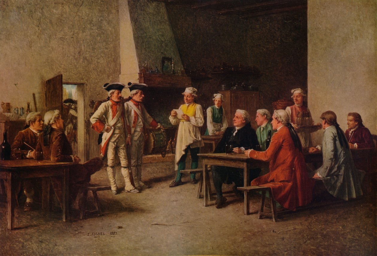 Billeting, 1883, 1938 de Benjamin Eugene Fichel