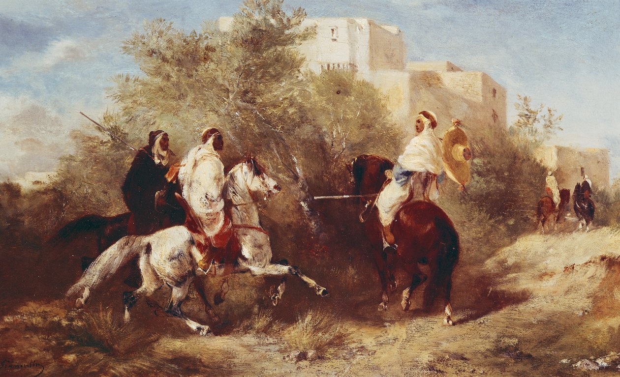 Cavaleiros árabes de Eugène Fromentin