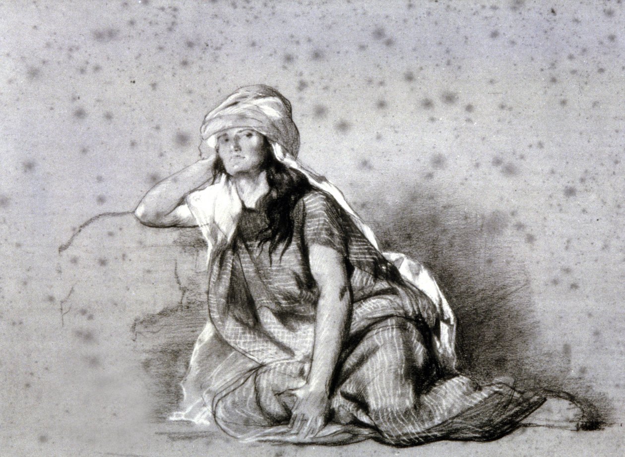 Mulher berbere no Sahel de Eugène Fromentin