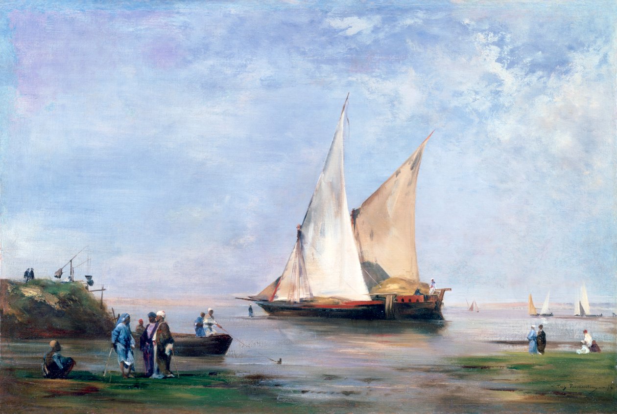 As margens do Nilo, 1874 de Eugène Fromentin