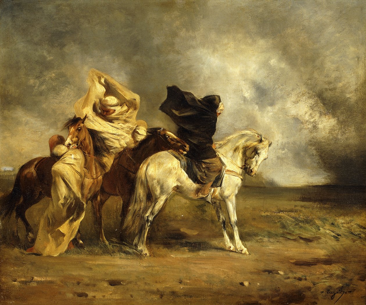 The Simoom; Le Simoom, de Eugène Fromentin