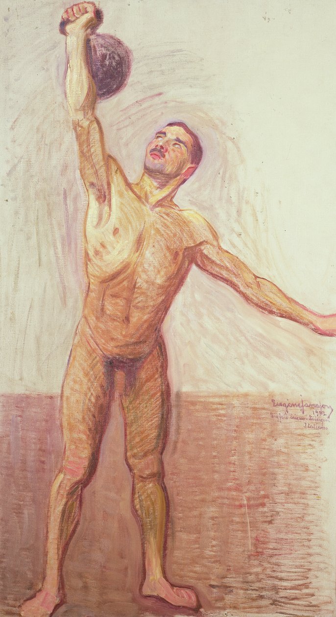 Levantador de peso pesado, 1912 de Eugène Jansson