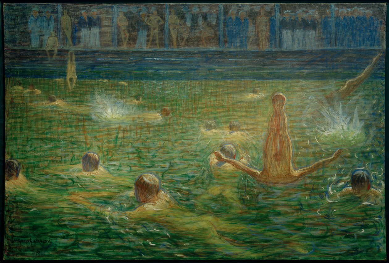 Banho frio de Eugène Jansson