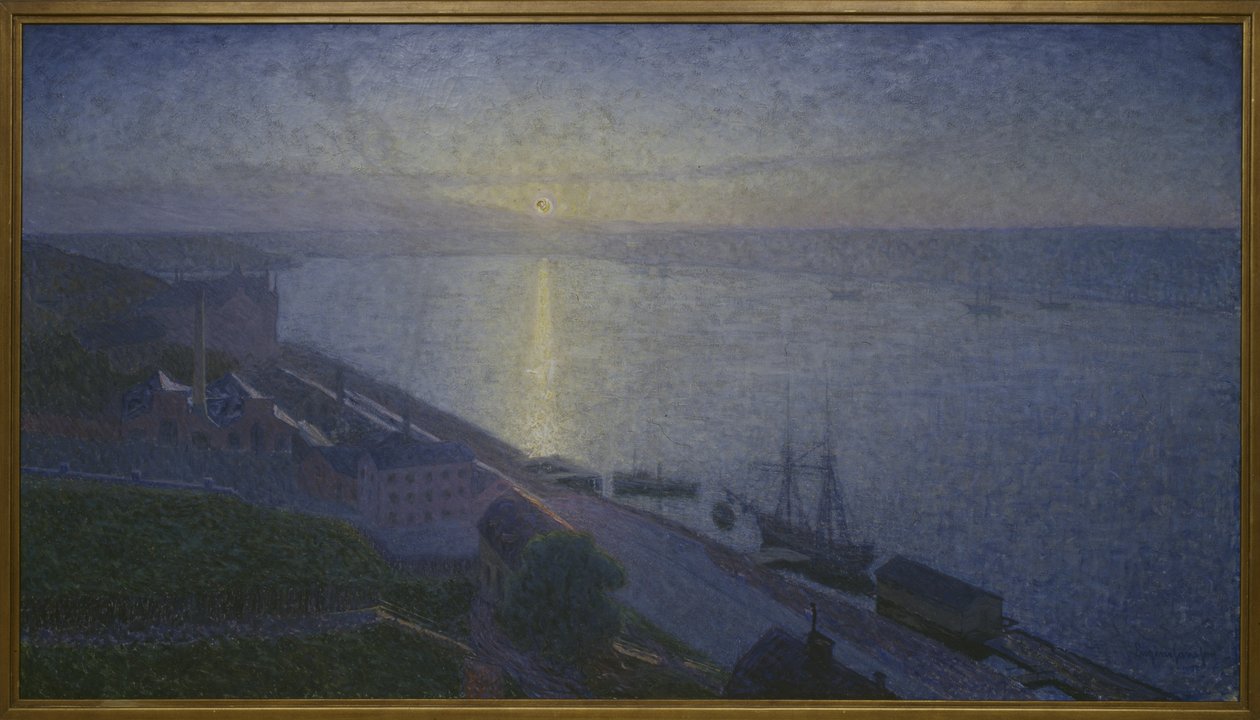 Pôr do sol, 1895 de Eugène Jansson