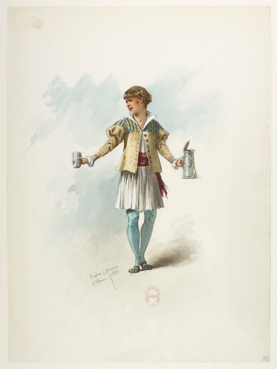 Btv1b84558104 79 - Saint-Saëns - Henrique VIII - Maquetas de fatos - Lacoste - 75. Traje de Eugene Lacoste