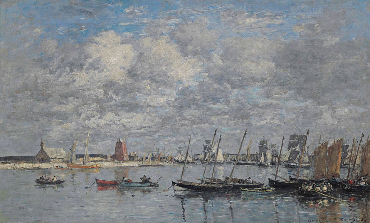 Camaret, o porto de Eugene Louis Boudin