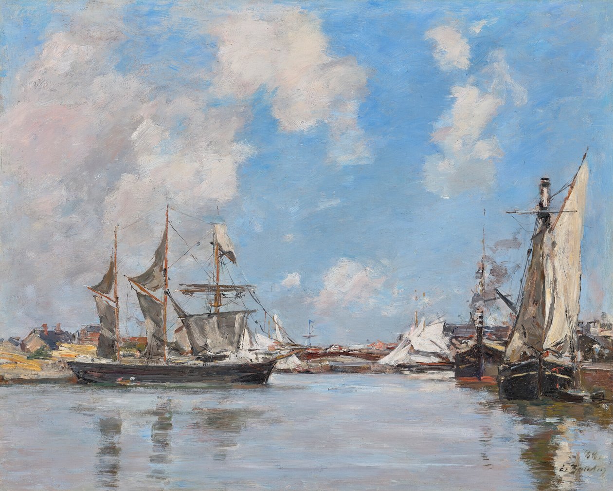 Deauville. A piscina de Eugene Louis Boudin
