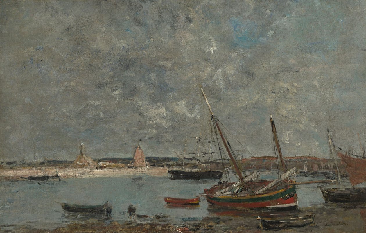 Alemão: Camaret. O porto Camaret: O porto de Eugene Louis Boudin