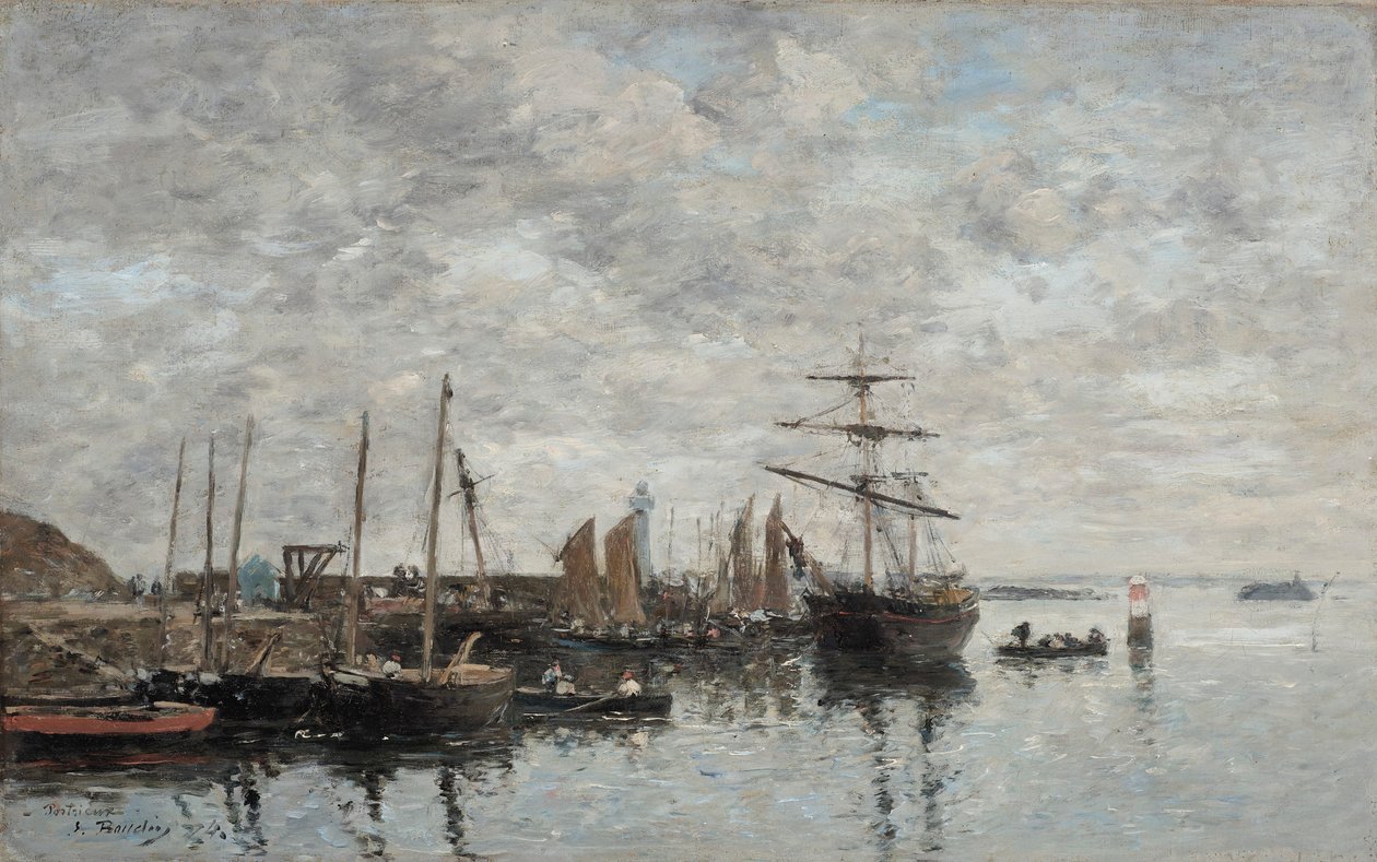 Portrieux, o porto de Eugene Louis Boudin