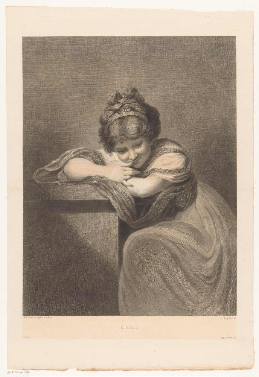 Retrato de uma rapariga sentada
Rieuse (título sobre o objecto) de Eugène Michel Joseph Abot