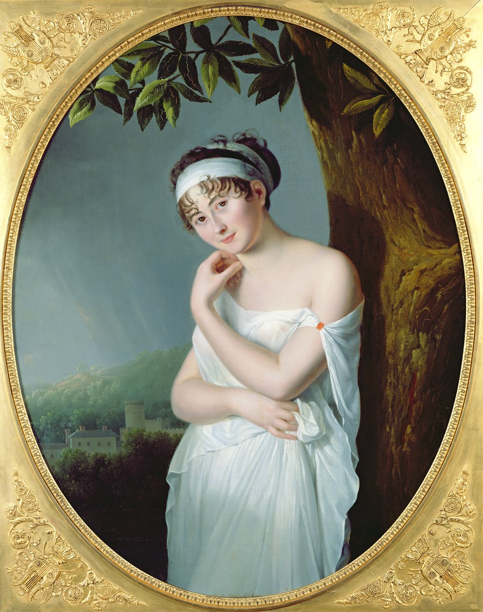Retrato de Madame Recamier (1777-1849), c.1798-9 de Eulalie Morin