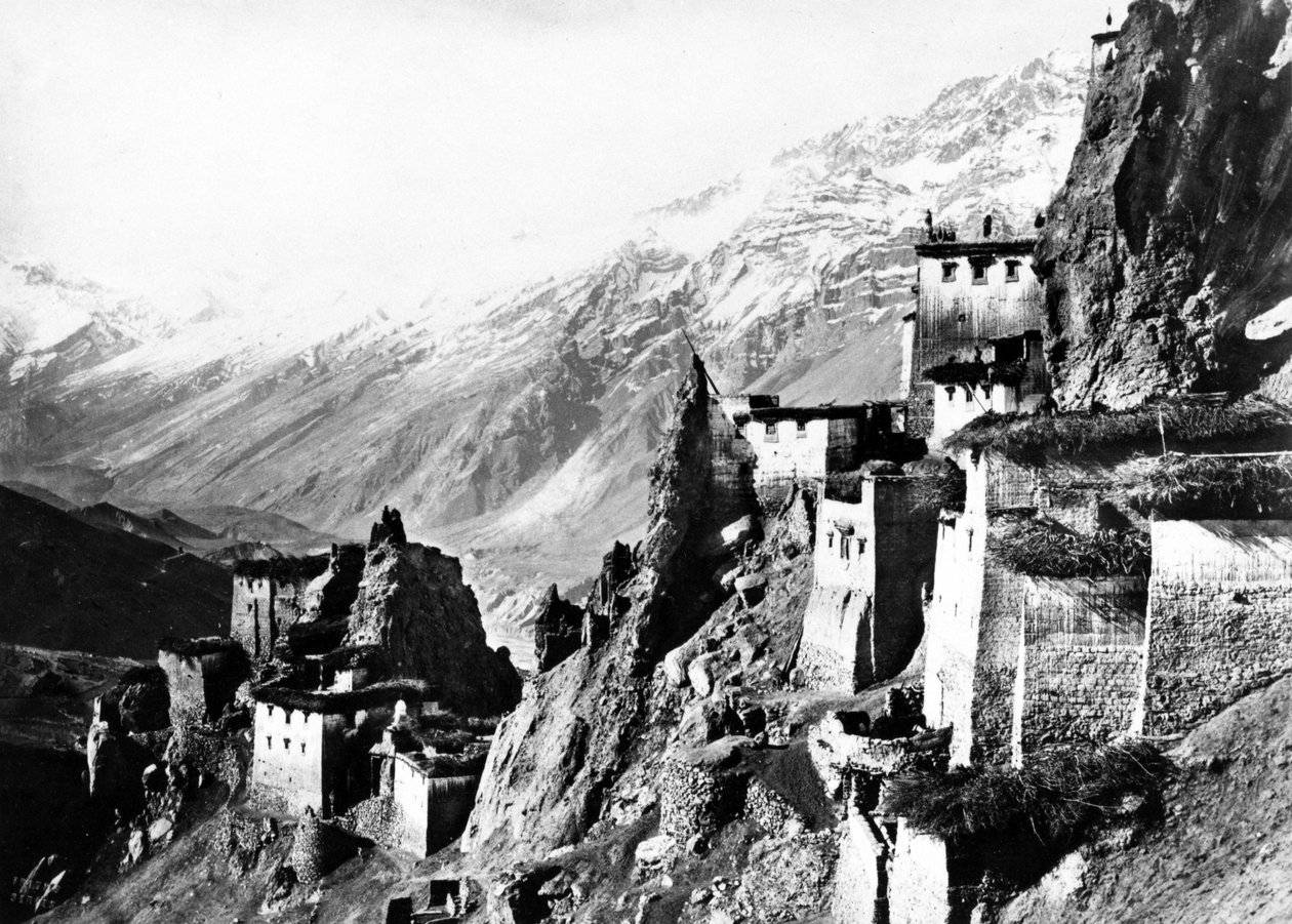Aldeia de Ladakhi, c.1860-80 de European Photographer