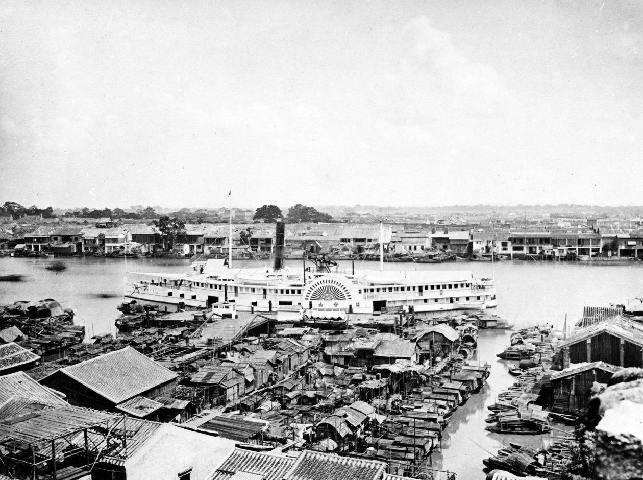 A Montanha Dourada no Local de Pouso do Cantão, c.1870 de European Photographer