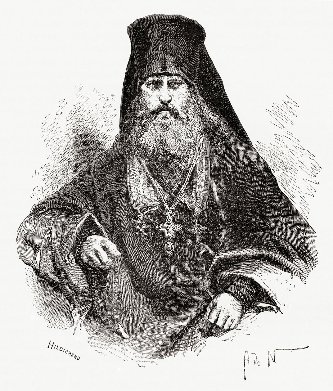 Feofan Prokopovich, de "O mundo na mão", publicado em 1878 de European School