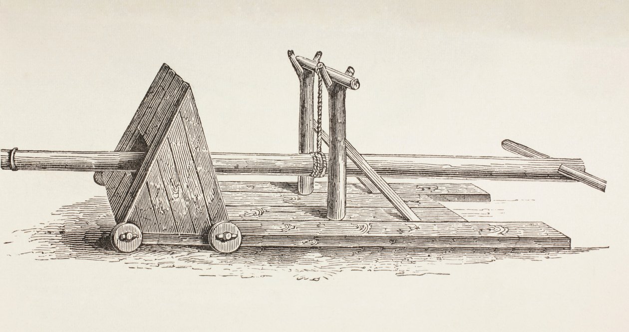 Ram Battering Medieval, c.1880 de European School