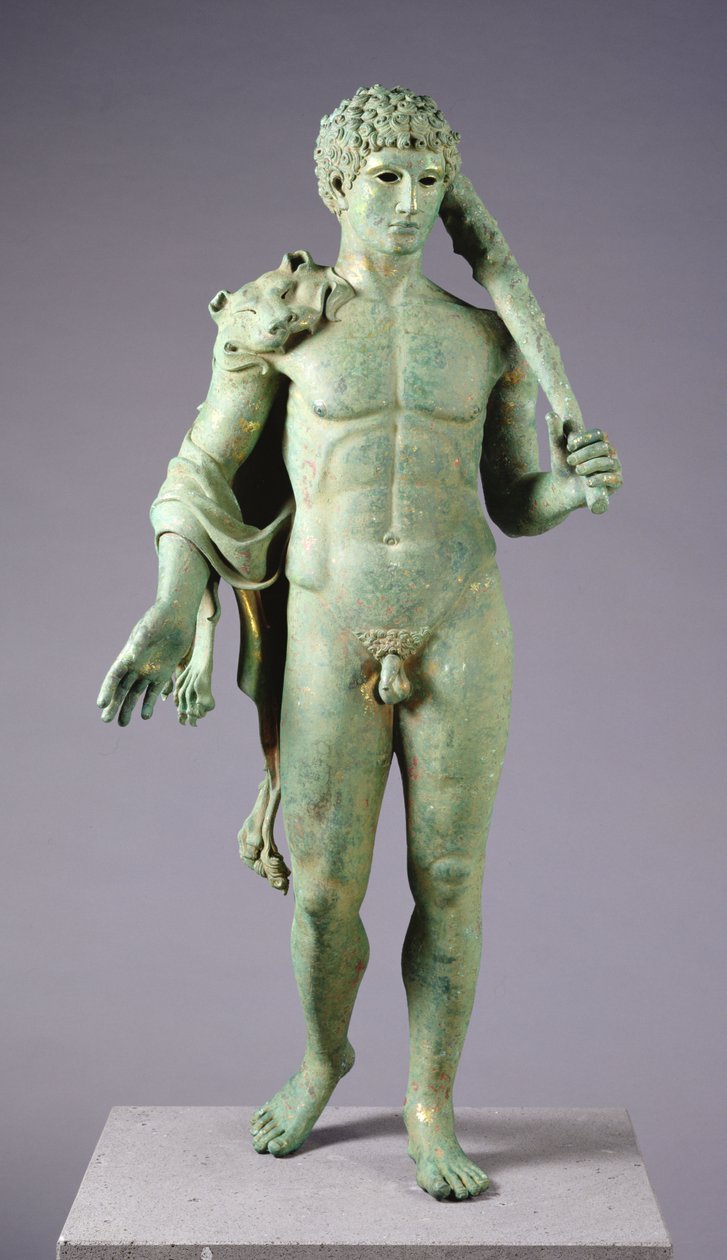 Hércules jovem (bronze dourado) (ver também 288280-83 e 307558-59) de European European