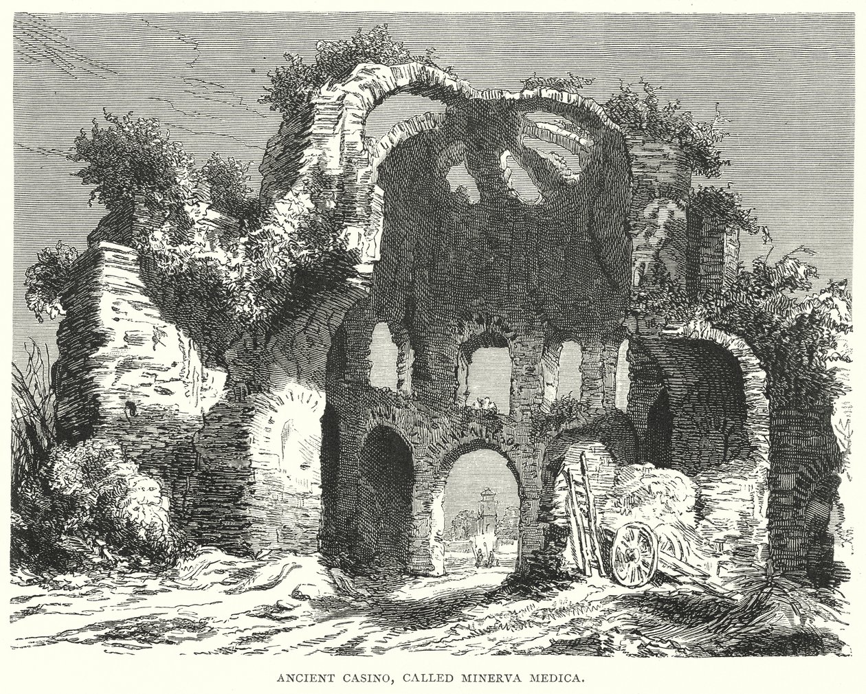 Antigo Casino, chamado Minerva Medica (gravura) de European School