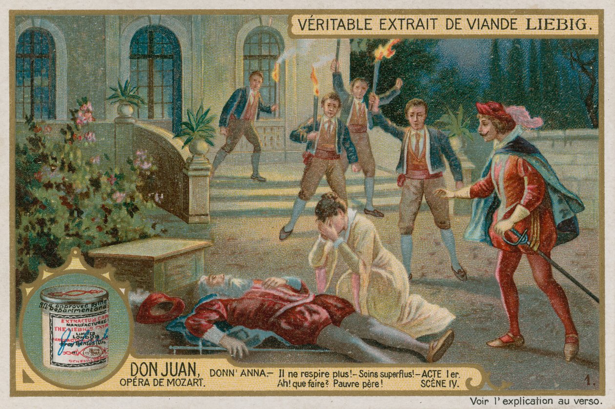 Morte do Comendador (cromolito) de European School