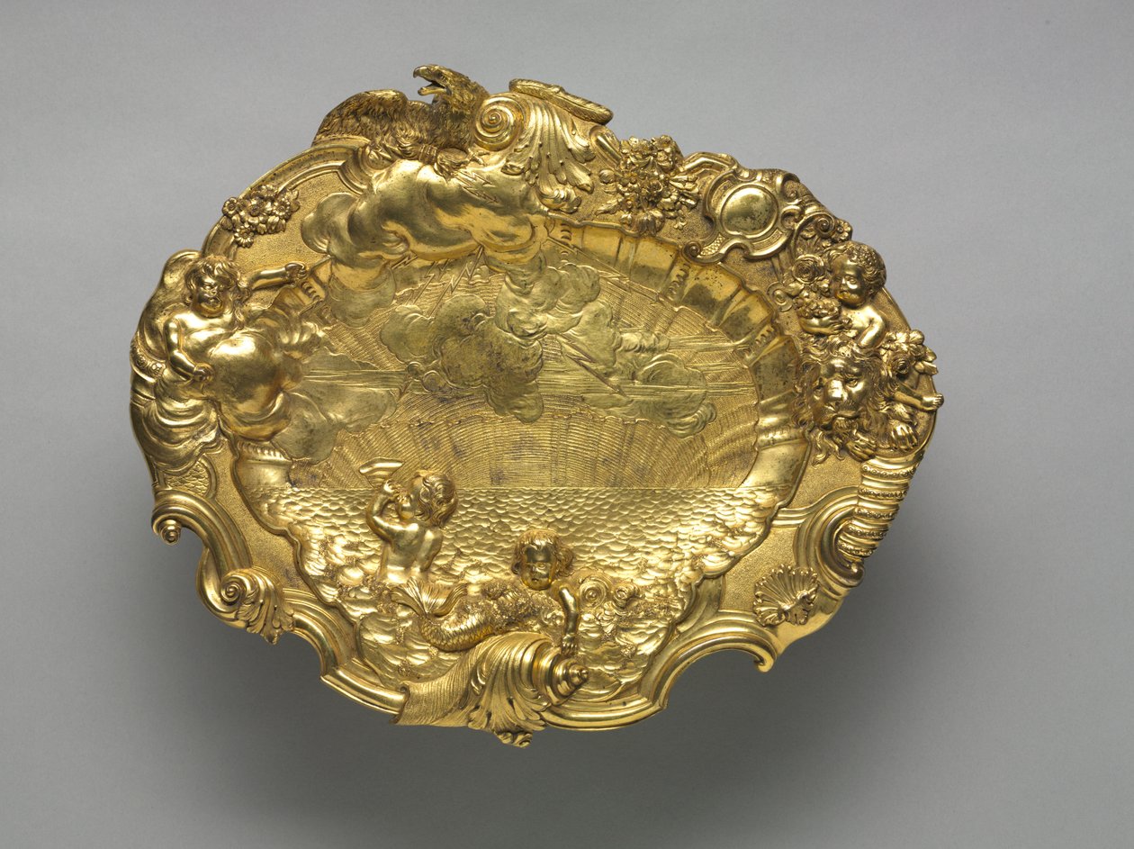 Dish, Inglaterra ou Alemanha, c.1725-1750 de European School
