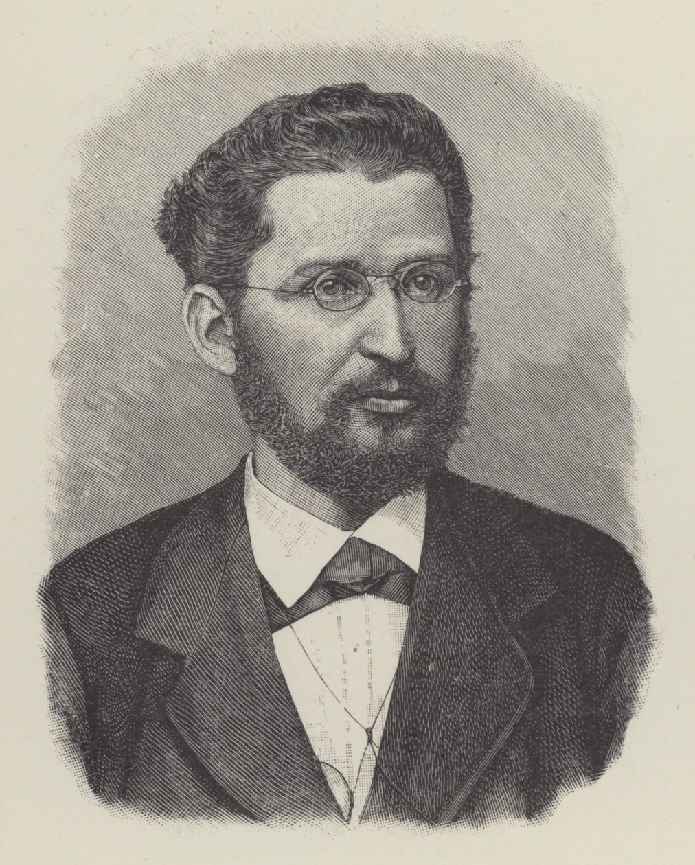 Edward Bernstein, filósofo e político social-democrata alemão (litografia) de European School