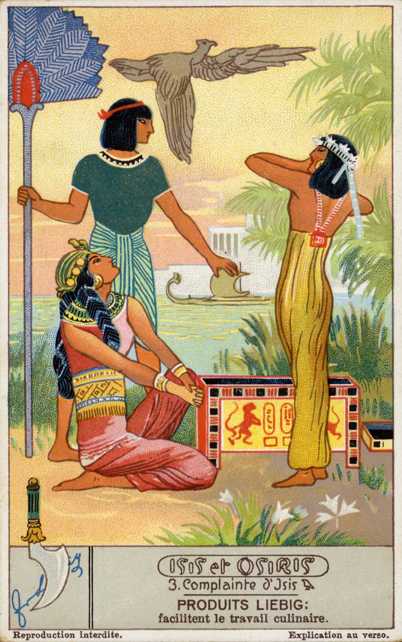 Lamento de Ísis (cromolito) de European School