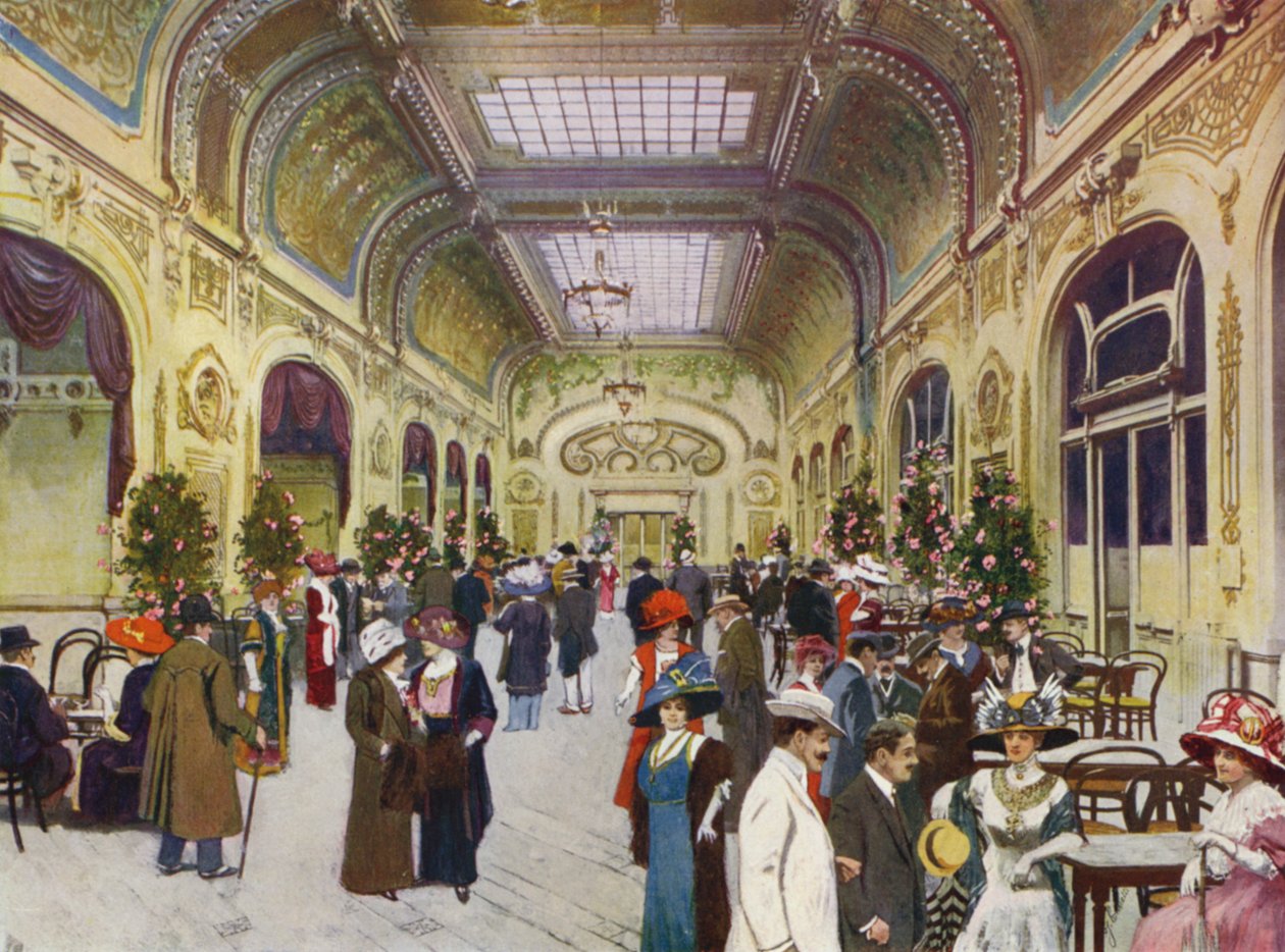 Monte-Carlo, Le Casino de Beau-Soleil (litografia a cores) de European School