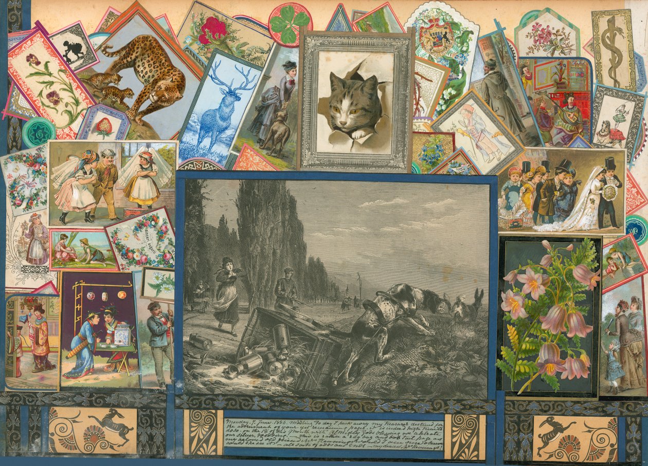 Página do volume III do Sammelsurium (material impresso) de European School