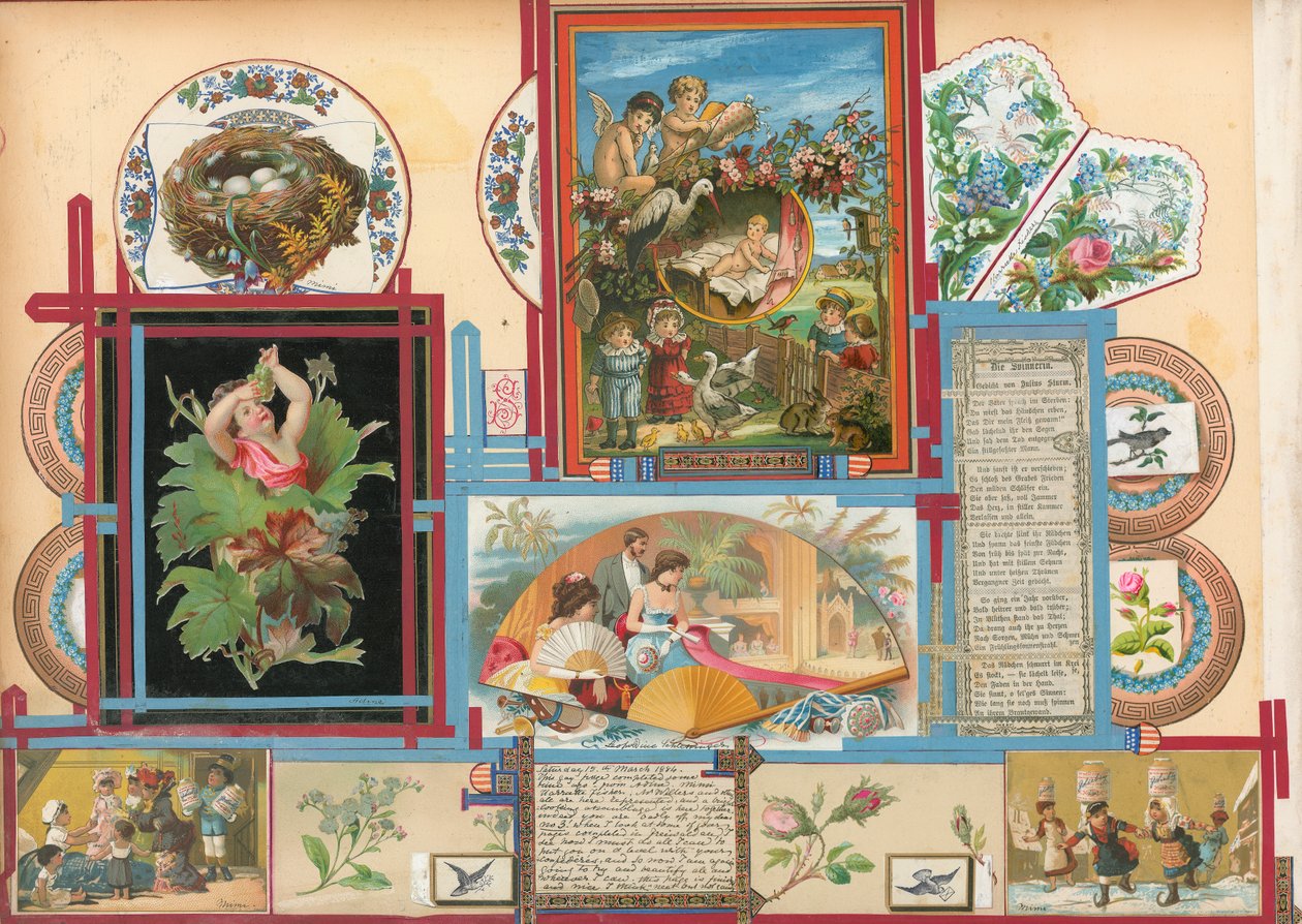 Página do volume III do Sammelsurium (material impresso) de European School