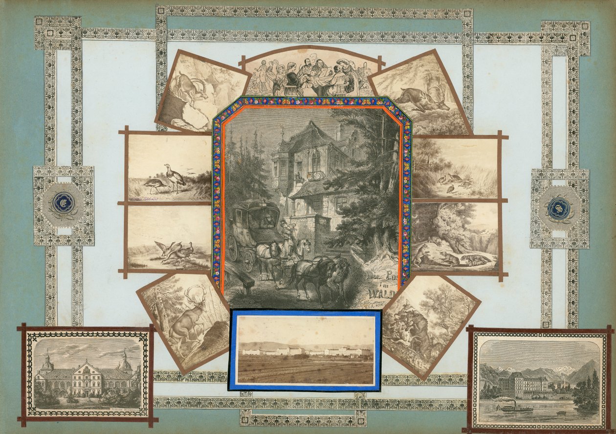 Página do volume IV do Sammelsurium (material impresso) de European School