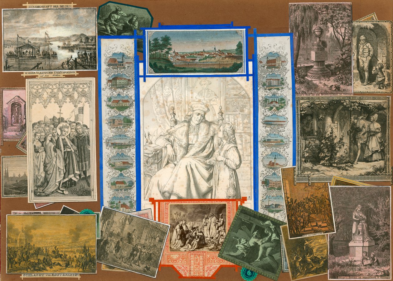 Página do volume IV do Sammelsurium (material impresso) de European School