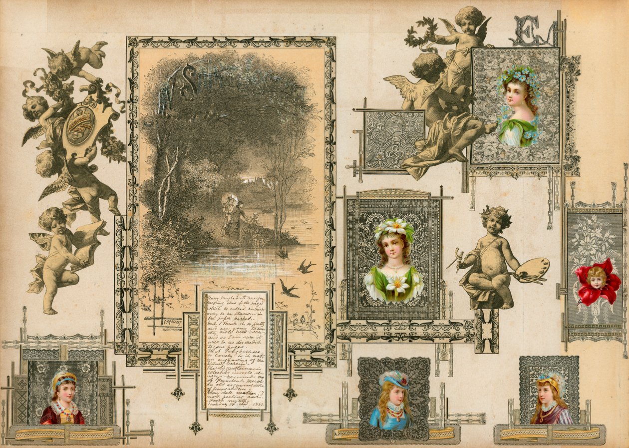 Página do volume IV do Sammelsurium (material impresso) de European School