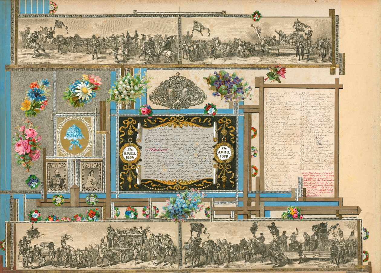 Página do volume IV do Sammelsurium (material impresso) de European School