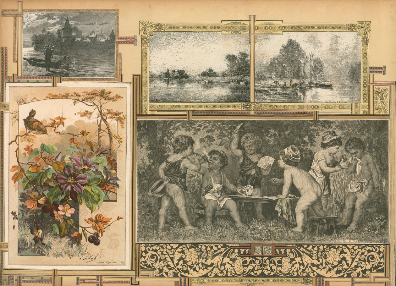 Página do volume IX do Sammelsurium (material impresso) de European School