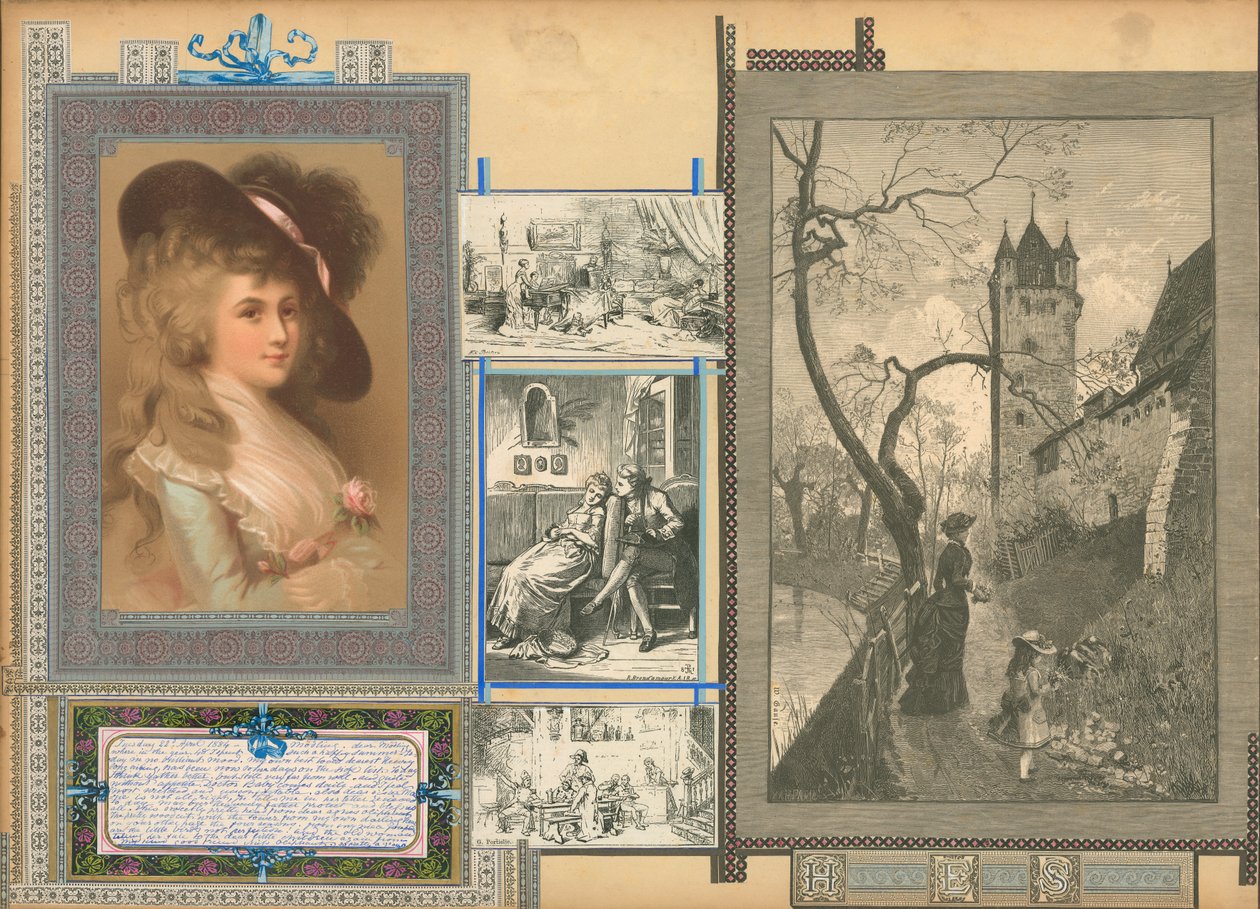 Página do volume IX do Sammelsurium (material impresso) de European School