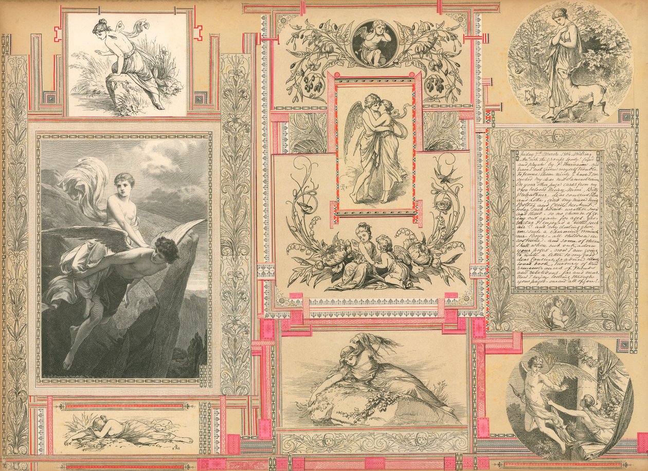 Página do volume IX do Sammelsurium (material impresso) de European School