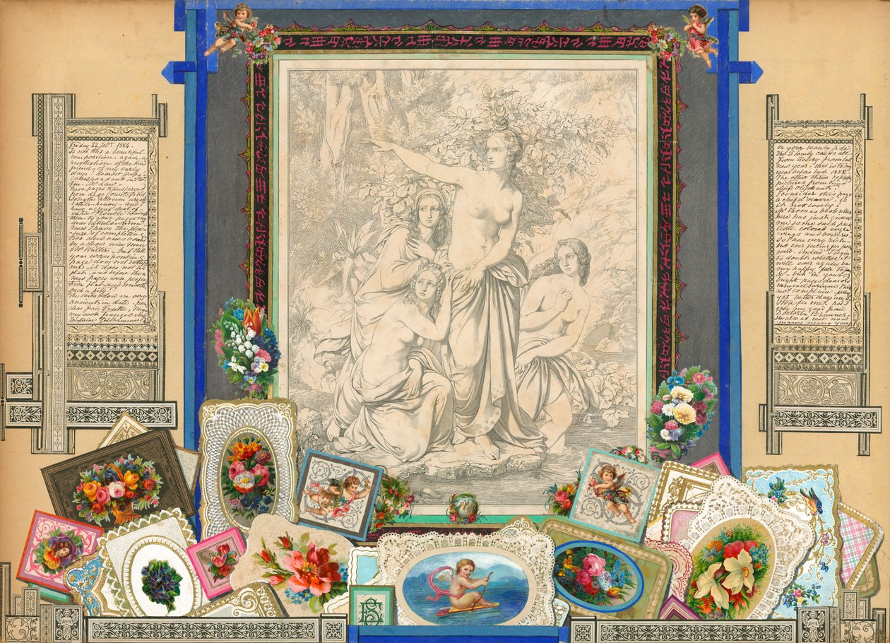Página do volume IX do Sammelsurium (material impresso) de European School