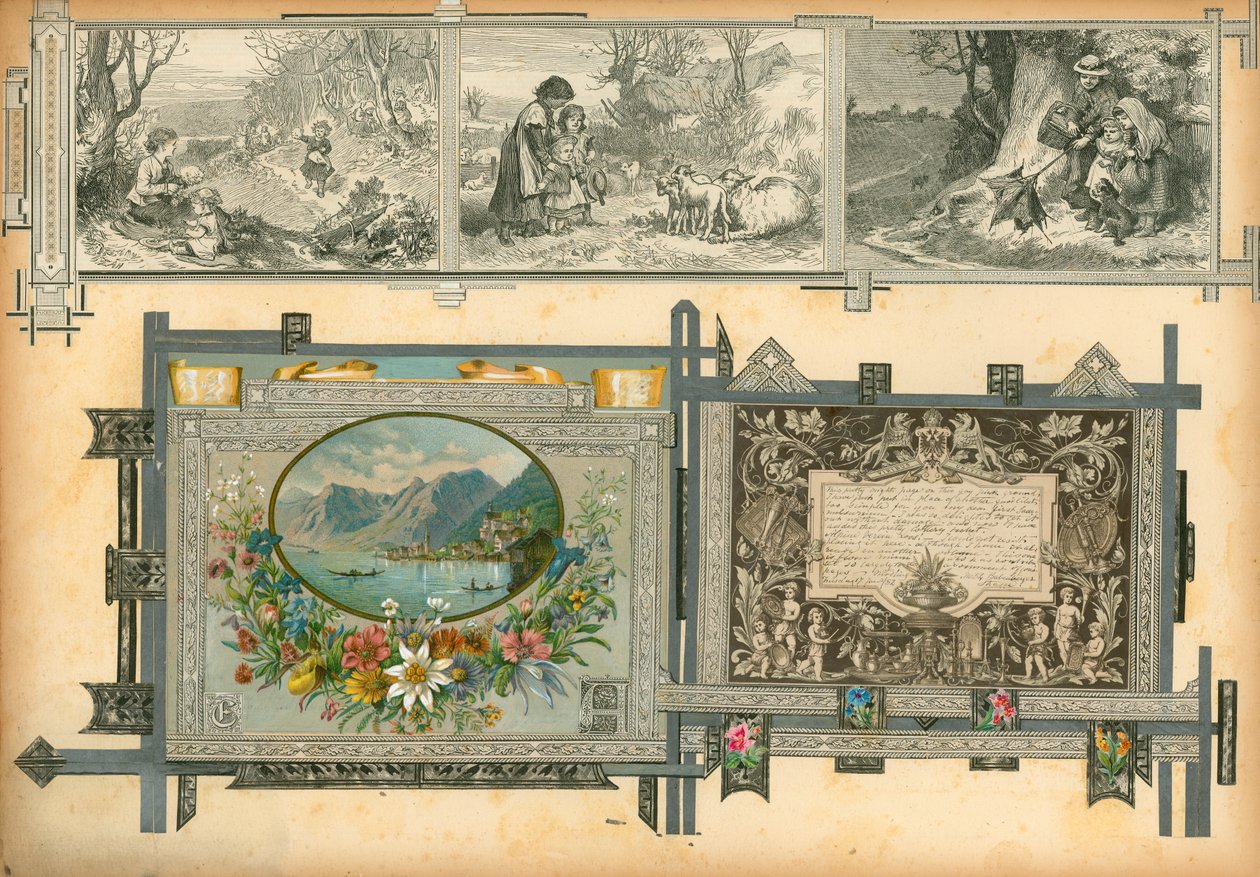 Página do volume I do Sammelsurium (material impresso) de European School