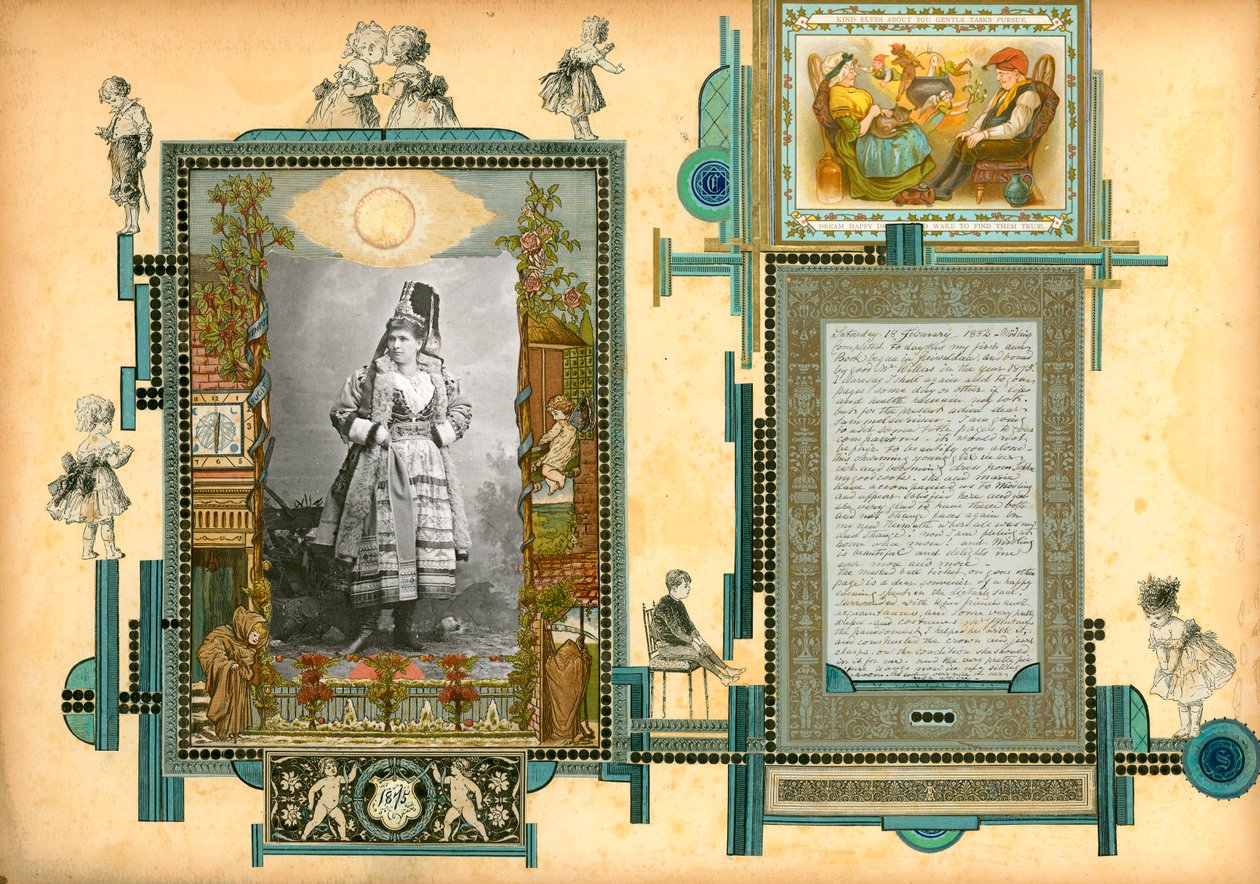 Página do volume I do Sammelsurium (material impresso) de European School