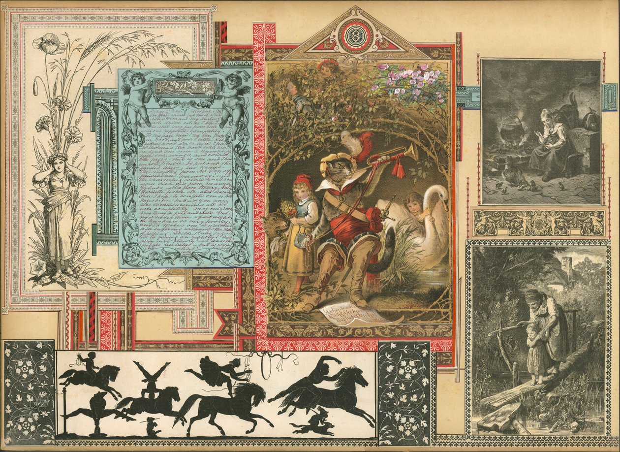 Página do volume VI do Sammelsurium (material impresso) de European School