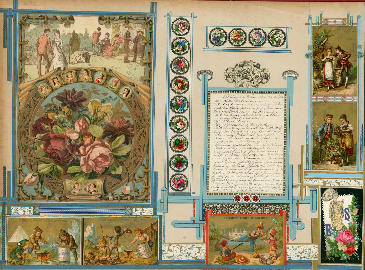 Página do volume XI do Sammelsurium (material impresso) de European School