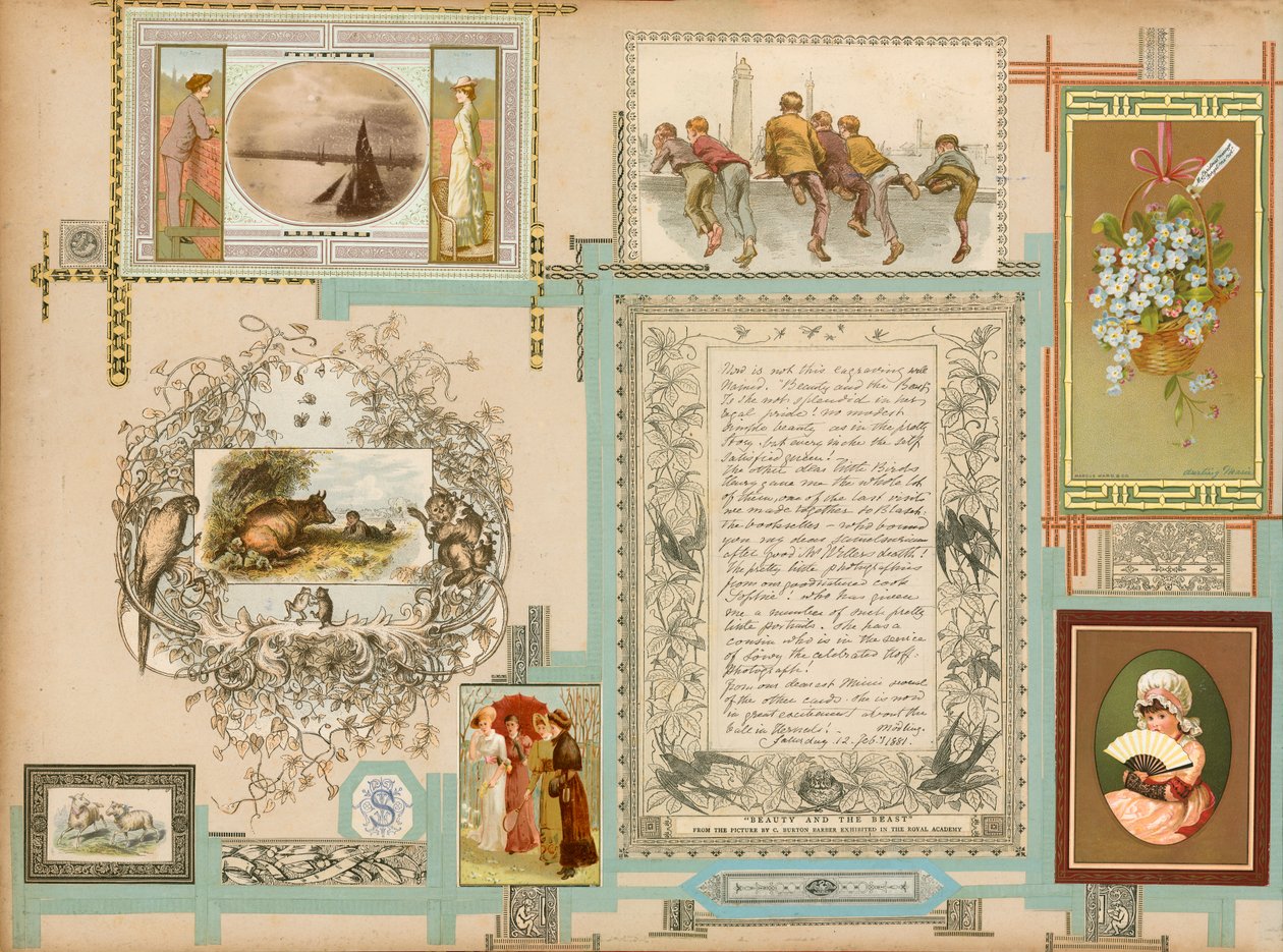 Página do volume XI do Sammelsurium (material impresso) de European School