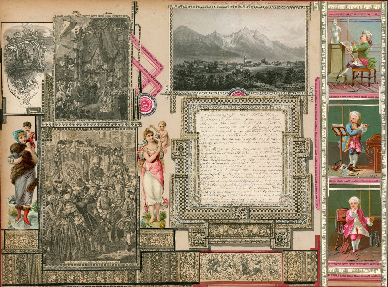 Página do volume XI do Sammelsurium (material impresso) de European School