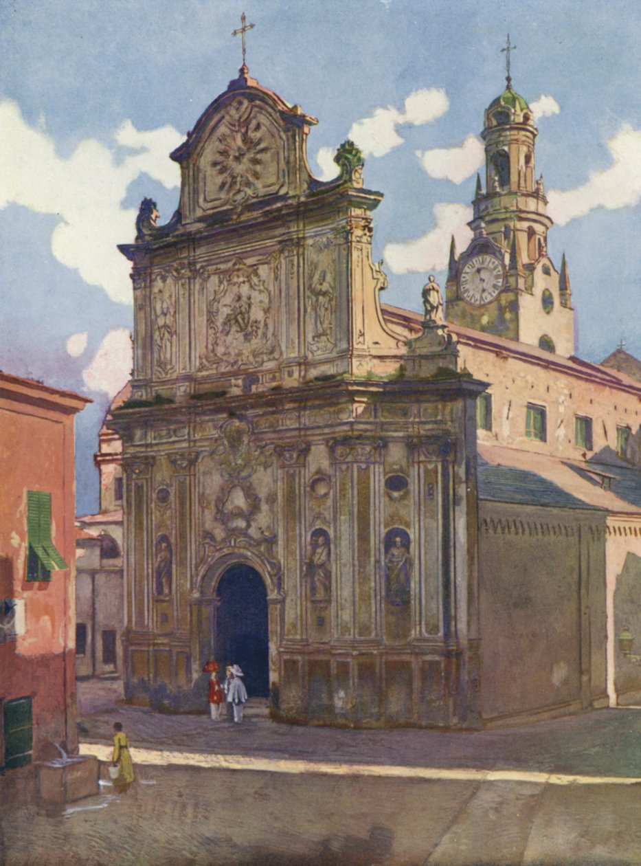 San-Remo, La Cathedrale (litografia a cores) de European School