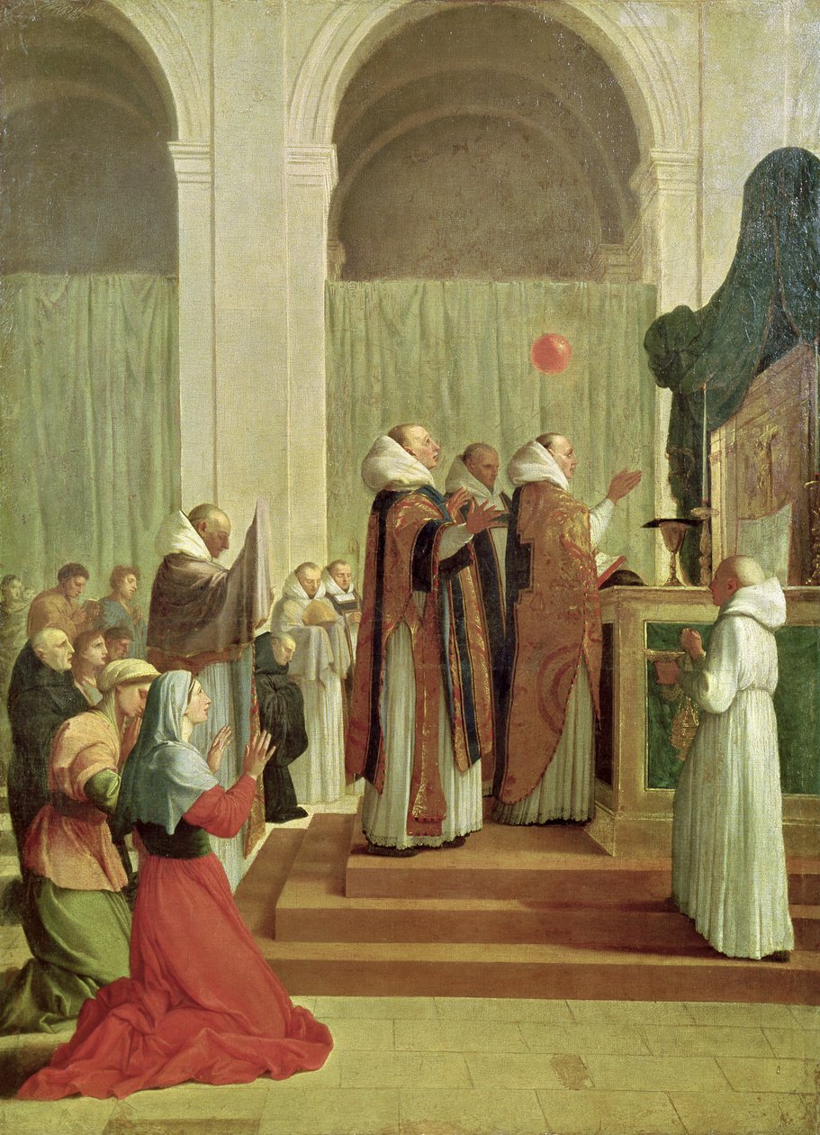 A missa de São Martinho de Tours, 1654 de Eustache Le Sueur