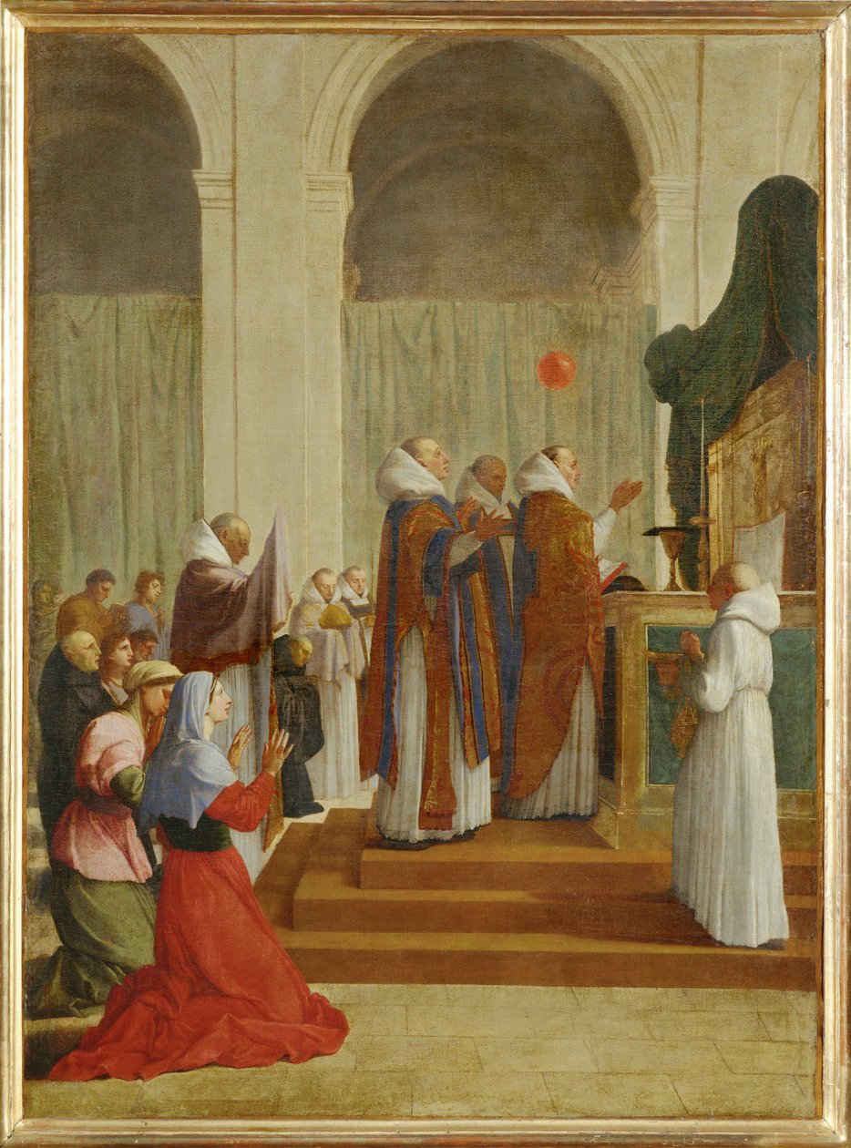 La messe de saint Martin - a missa de São Martinho ... de Eustache (studio of) Le Sueur