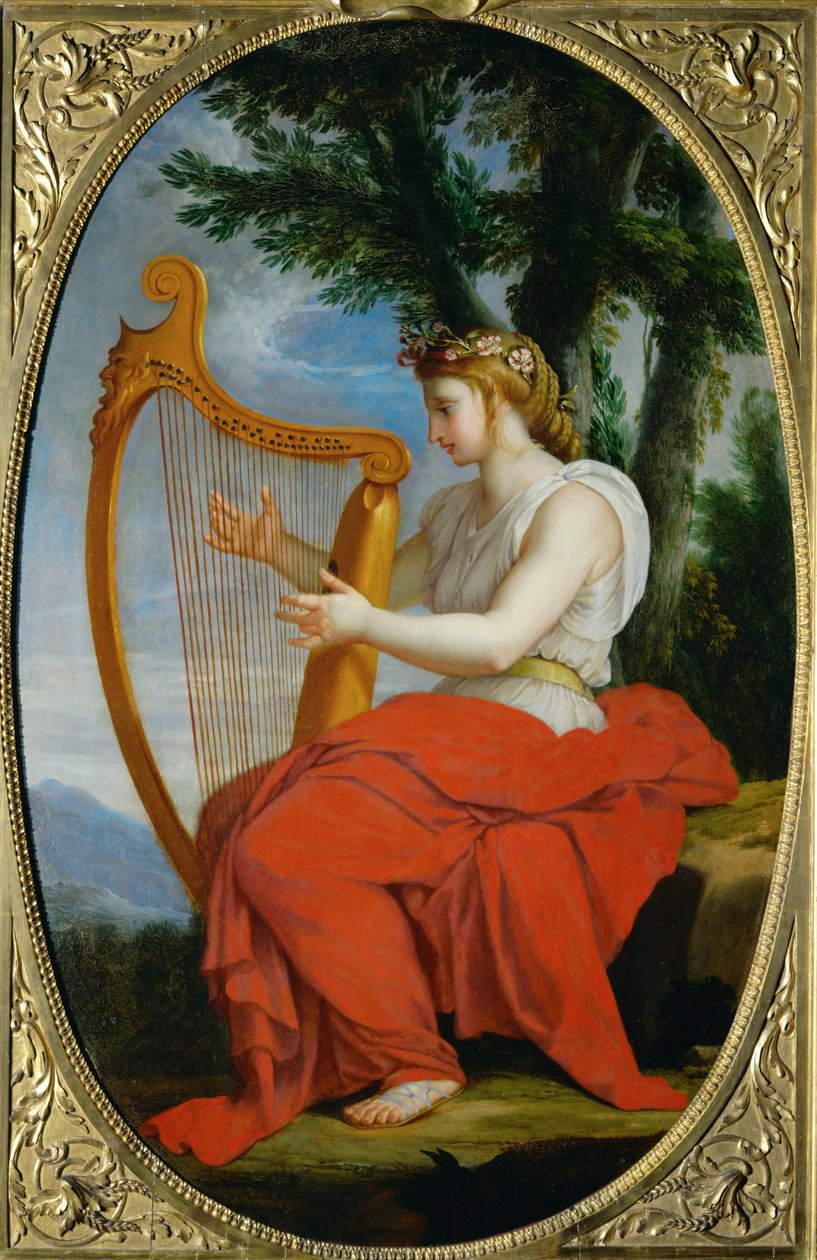 A musa Calliope ... de Eustache (studio of) Le Sueur