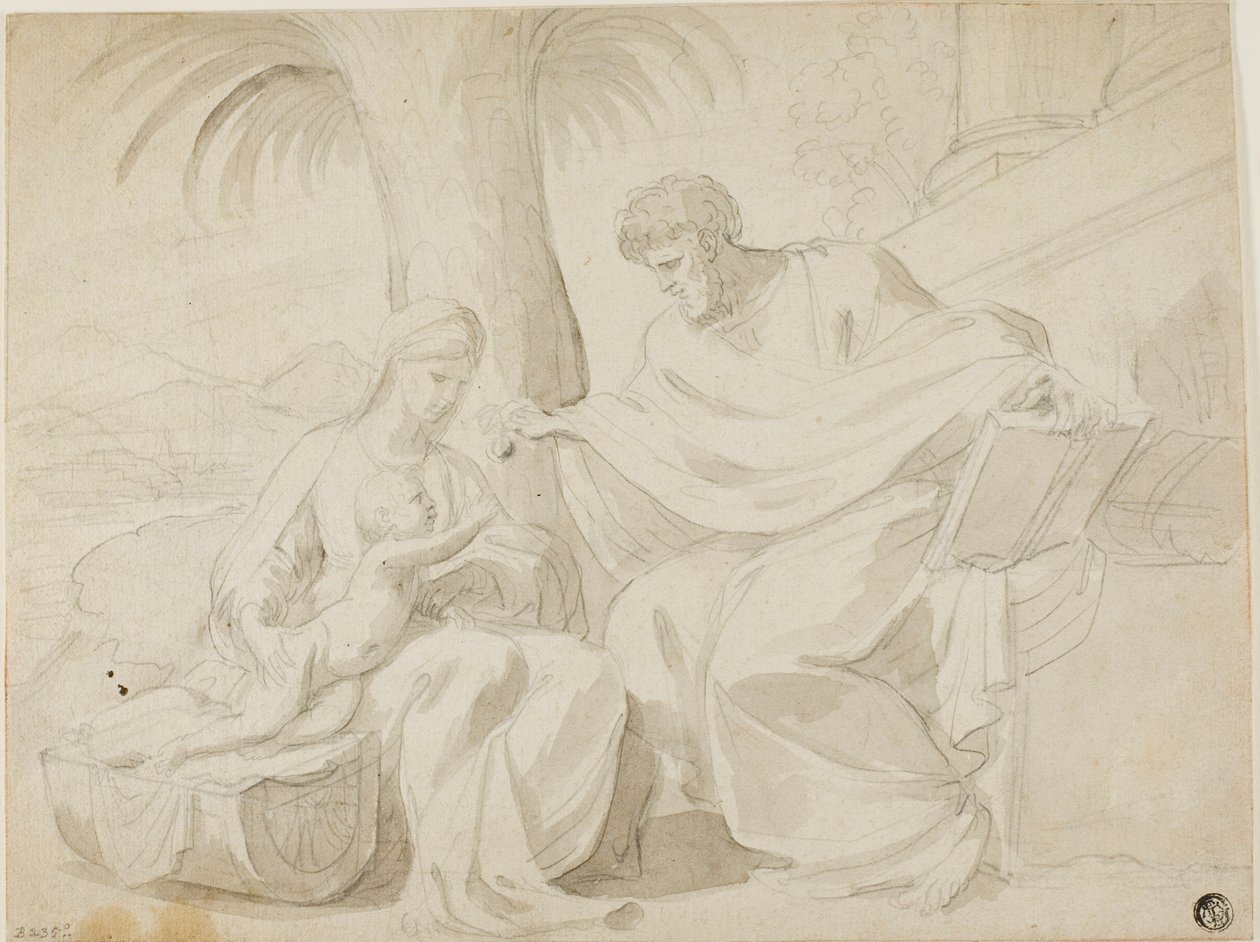 familia sagrada de Eustache Le Sueur